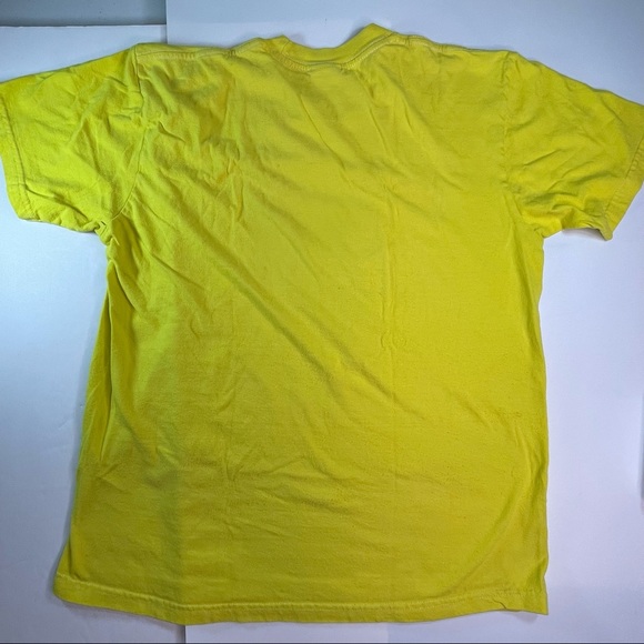 Supreme Yellow Mens Medium Size Cat in the Hat Collectable Graphic Tee Shirt - Picture 4 of 5